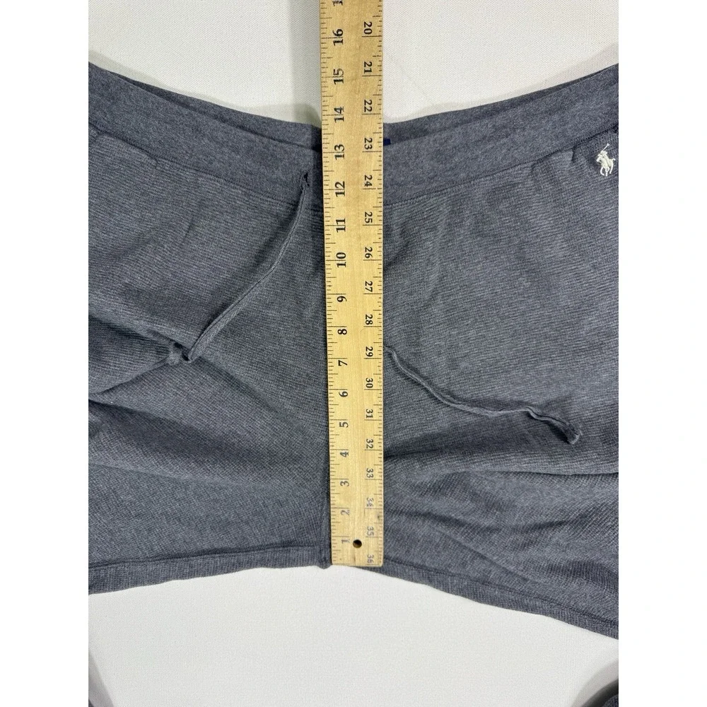 Polo Ralph Lauren Lounge Pants Men XL Gray Waffle Thermal Sleep Pajama Bottoms